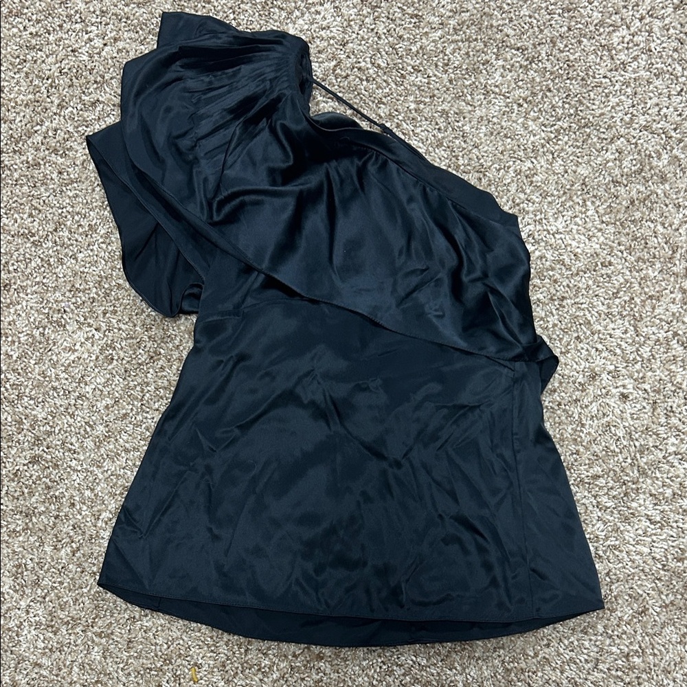 Elegant Black One-Shoulder top